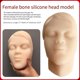 thumbnail image 3 of Modelo de Cabeza de Silicona con Micromoldeado, Simulación de Inyección , Almohadilla de Piel con Sutura, Modelo de Mujer Maniquí, 3 of 5
