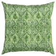 thumbnail image 1 of HomeRoots 403549 Green Nested Diamonds Indoor & Outdoor Throw Pillow, 1 of 1