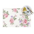 Delicate Floral on Background Table mat can be wiped, dinner mat set