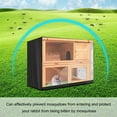 thumbnail image 2 of 4FT Rabbit Hutch Cover Double Decker Pet Bunny Cage Waterproof Dustcover Outdoor Garden Patio, 2 of 7