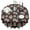 Tiger Graffiti Black, variant on Tiger Graffiti Black Pattern Round Tablecloth, Fits 60-Inch Table, Stain & Wrinkle Resistant, Washable Polyester, Kitchen, Wedding, Party