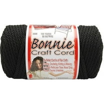 Pepperell Synthetic Black Yarn, 100 yd