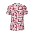 thumbnail image 6 of Rocae Garden Gnomes for Men's Mesh Quick-Dry Short Sleeve Workout T-Shirt,Mens Crew Neck Tee Lightweight Soft Classic T Shirts Small, 6 of 9
