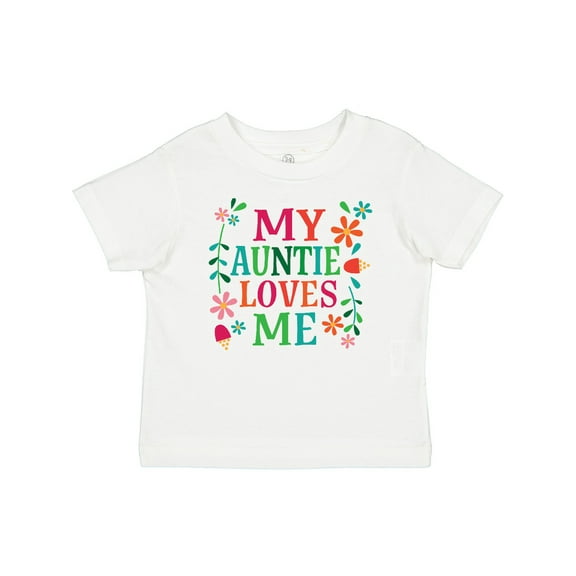 Inktastic My Auntie Loves Me Girls Girls Baby T-Shirt