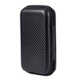 thumbnail image 4 of Sac de Rangement Protecteur en EVA pour Consoles de Jeu Portatives R35S R36S RG35XX Texture Fibre de Carbone Noire, 4 of 6