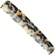 Kent 9T Fine Tooth and Wide Tooth Comb Detangler Hair Combs - Large Handmade and Saw-Cut Dressing Comb - Wet Hair Comb for Women and Durable Grooming Comb for Men Made in England