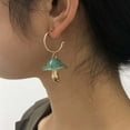 thumbnail image 2 of Jewelry VerPetridure Creative Dreamy Cute Little Fungus Oil Drop Earrings Colorful Plant Ear Studs, 2 of 4
