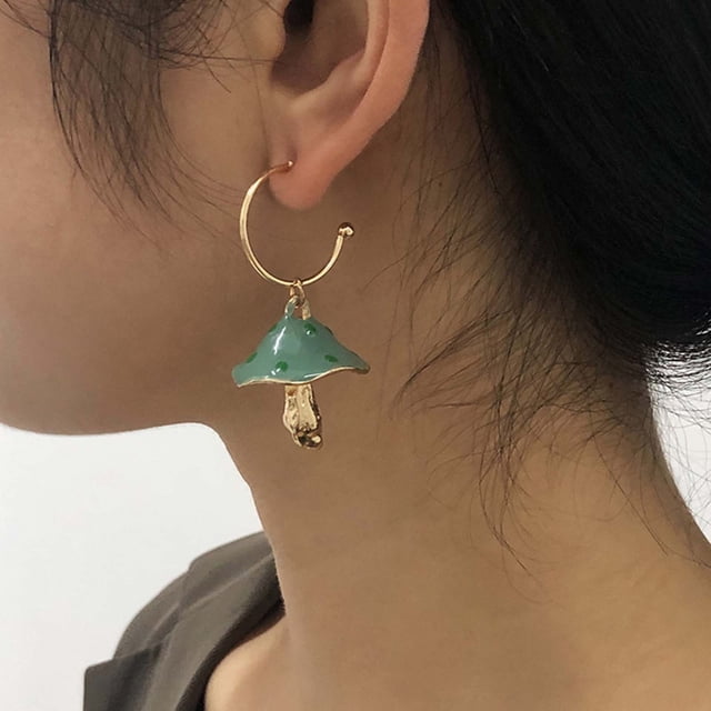 Xihbxyly Pendientes de Gota de Aceite de Colores, Bonitos Pendientes de Botón, de Aleación, Brillantes y Elegantes, Regalo Perfecto para Tus Seres Queridos, para Uso Diario, Accesorios de Ensueño.