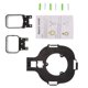 thumbnail image 1 of Moyic Soporte de pared para enrutador, plástico, portátil, ahorro de espacio, sin cables, con organizador de cables, soporte colgante para enrutador, Electrodomésticos Negro Moyic HA026774-02, 1 of 6