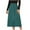 Green, variant on yillto Womens Corduroy Skirts High Waist a Lined Slim Button Midi Skirt Ladies Solid Color Dress