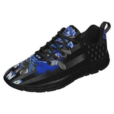 

Cna American Flag Running Shoes Sneakers Mesh Black Size 11.5