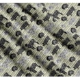 thumbnail image 3 of Soimoi Yellow Cotton Poplin Fabric Stencil Cow & Pig Animal Printed Fabric 1 Yard 42 Inch Wide, 3 of 7