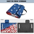 thumbnail image 6 of Whosucclay Distressed American Flag Foldable Golf Cart Seat Covers, 51.18 x 30.3 inches Non-Slip 4 Pockets Golf Cart Seat Towel with All-Weather Protection, 6 of 9