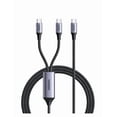 thumbnail image 1 of Cable USB-C a C en Y UGREEN 35087 1.5m Carga Rápida 100W, 1 of 9
