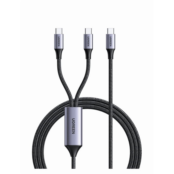 Cable USB-C a C en Y UGREEN 35087 1.5m Carga Rápida 100W