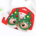 thumbnail image 4 of Marcos de gafas de Navidad Marco de gafas de reno Accesorios de fotografía para fiesta de Navidad, 4 of 5