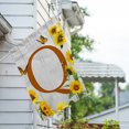 thumbnail image 3 of America Forever Spring Monogram House Flag Letter Q 28 X 40 inches Double Sided Vertical Outdoor, Yard, Lawn, Beautiful Yellow Flowers, Sunflower House Flag, 3 of 5