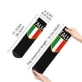 thumbnail image 3 of Women Men Athletic Socks Italia Italian Flag Italy Cushioned Quarter Ankle Socks, 3 of 7