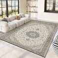 thumbnail image 5 of 5x7 Washable Area Rug Non-Slip Low Profile Vintage Distressed Oriental Rug for Living Room, Bedroom, Dining Room, Office, 5 of 13