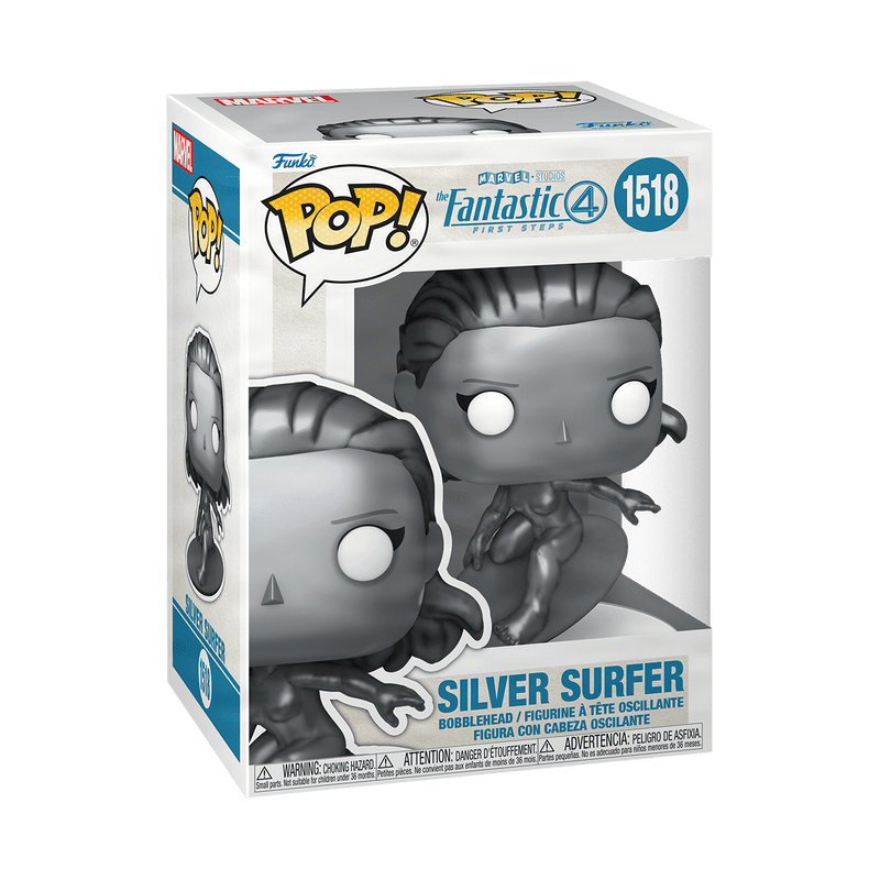 Funko Pop! Marvel: Silver Surfer (Fantastic Four: First Steps) Vinyl Bobblehead