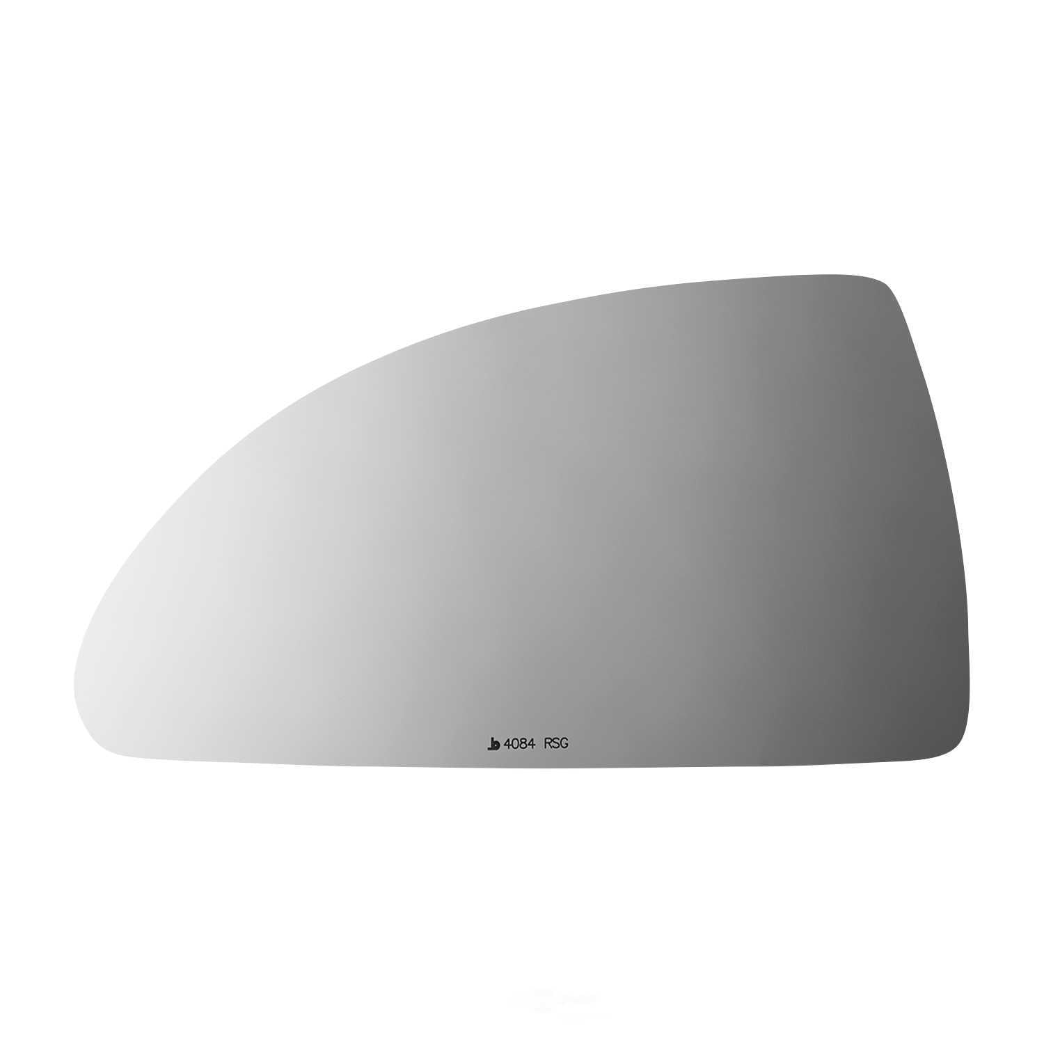 Burco Side View Mirror Replacement Glass with Motor Mount Plate - Clear Glass - 4084RSG