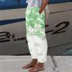 thumbnail image 2 of Pantalones de verano para mujer, informales, cómodos, con bolsillos sueltos, de color sólido Pompotops ulkah939157, 2 of 7