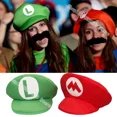 thumbnail image 2 of Gorra con visera de Super Mario para niños, accesorio de cosplay de Mario Bros, suministros para disfraces, gorras lindas de juego popular, regalos de fiesta, regalo de cumpleaños para niños, 2 of 5