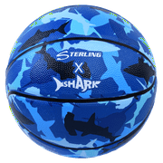 Sterling Athletics Shark Camo Superior Grip Indoor/Outdoor Basketball (Size 7 Men's 29.5" Circ.)