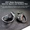 thumbnail image 6 of Open Ear Bluetooth 5.4 Headphones,Wireless Bone Conduction Earbuds Built-in Mic Sport Over Earphones with Comfort Ear Hooks LED Display Charging Case,Waterproof IPX7 Design for Running Fitness,Black, 6 of 8
