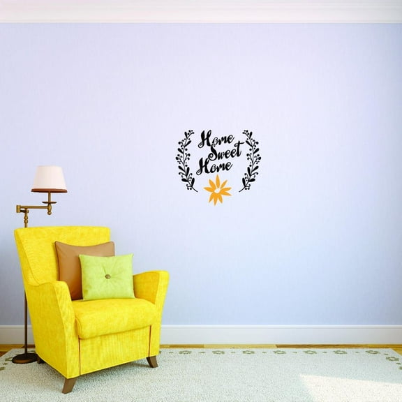 Custom Decals Home Sweet Home Wall Art Size: 16 X 16 Inches Color: Multi