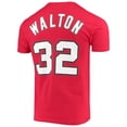 thumbnail image 3 of Men's Mitchell & Ness Bill Walton Red Portland Trail Blazers Hardwood Classics Player Name & Number T-Shirt, 3 of 3