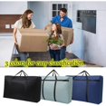 thumbnail image 4 of Bolsa De Almacenamiento De Edredón Grande Con Cremallera De 150 L, Bolsa De Almacenamiento De Ropa Plegable Con Asa Reforzada, Bolsa De Almacenamiento Debajo De La Cama Para Ropa De Cama, Manta, Tel, 4 of 5