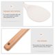 thumbnail image 3 of Cuchara de silicona para arroz, para hacer puré de papas, para amigos, espátulas antiadherentes, de madera, color blanco, 3 of 6
