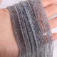 thumbnail image 1 of Nvzi Accesorios de joyería DIY con pequeñas cuentas redondas de 3 mm, pulseras de cuentas sueltas de piedras brillantes, aretes, collares, accesorios de cuentas de joyería, 1 of 3