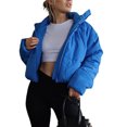 thumbnail image 6 of Women's Crop Short Jacket Cropped Puffer Jackets for Women Warm Winter Lightweight Coat, 6 of 6