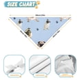 thumbnail image 6 of Dog Bandana 1 Pack,Pug and Footprints Bandanas for Dogs,Cat Bandana,Small/ Large Dog Bandana 2 Size,Dog Bandanas, 6 of 6