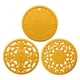 thumbnail image 2 of Juego de 3 vajillas redondas multifuncionales de silicona para encimera de cocina Amarillo, 2 of 9