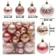 thumbnail image 2 of 29/36/40/50pcs Rose Gold/Red/Silver Christmas Ball Ornaments Special-shaped Christmas Tree Decoration Christmas Spheres Pendant, 2 of 5
