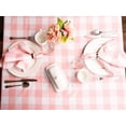 thumbnail image 6 of Buffalo Check Farmhouse Tablecloth Classic Pink & White 60x104 Inch, Perfect for Kitchen, Dining, Parties, and Picnics, WrinkleFree, 6 of 6