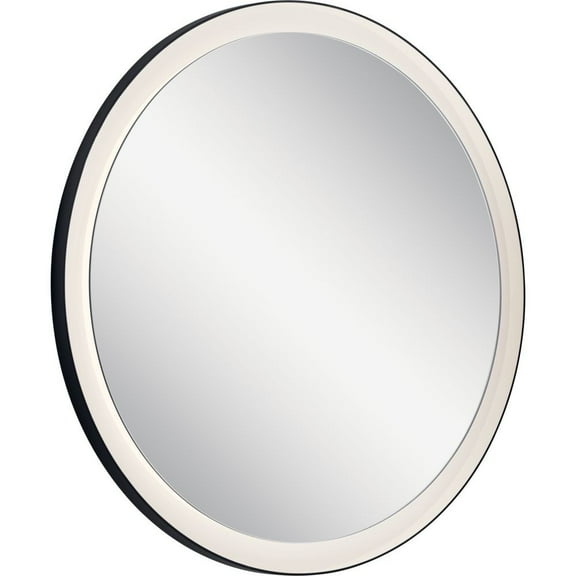 84169 Elan Lighting Ryame - 31.5 Inch LED Mirror-Matte Black Finish