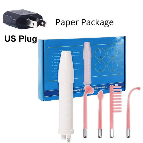 Facial Treatments Apparatus High Frequency Facial Machine Remove Wrinkles Acne Tool Skin Beauty Spa Electrotherapy Wand Glass D'arsonval