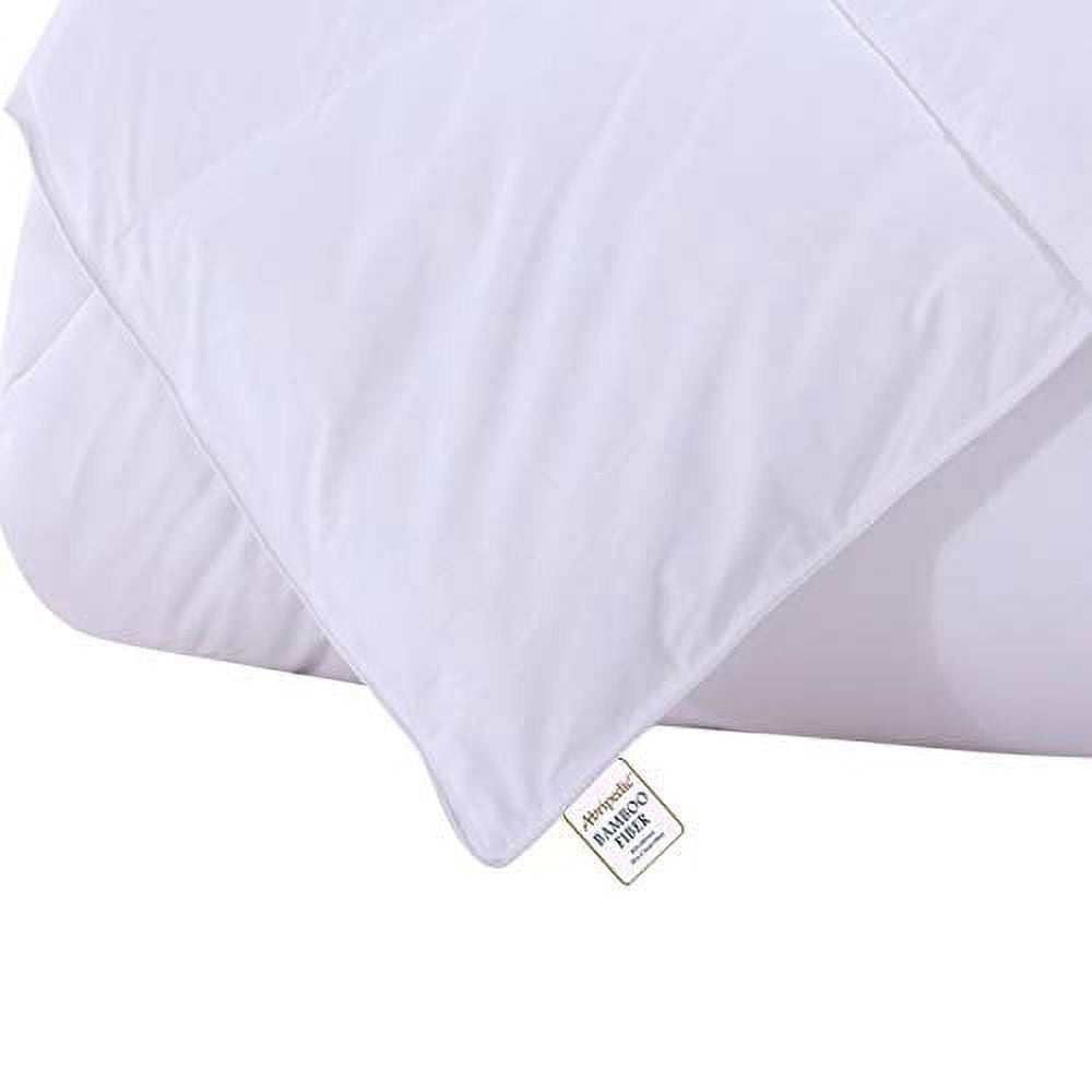 Checkered White Down Comforter All Season Fill Weight By Royal Hotel