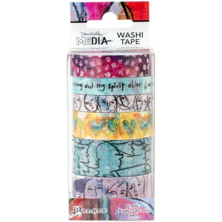 UPC: 0789541059974 | Dina Wakley Media Washi Tape-#1-6 Rolls