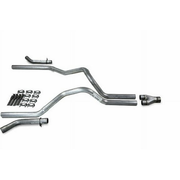 Chevy GMC 1500 99-06 2.5" Dual Exhaust Kits Y pipe Corner Exit