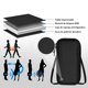 thumbnail image 2 of Estuche para Pasaporte de Gran Capacidad, con Bloqueo RFID, Cremallera y Cordón de Transporte, Organizador de Documentos de Viaje (01-Negro), 2 of 4