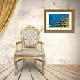 thumbnail image 3 of Mahan, Kathy 24x17 Gold Ornate Wood Framed with Double Matting Museum Art Print Titled - Gold and Blue II, 3 of 4