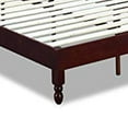 thumbnail image 4 of MUSEHOMEINC 12 Inch Wood frame Platform Bed, Elegant Style, Espresso Finish, Queen, 4 of 6