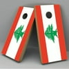 Lebanon Flag Cornhole Board Vinyl Decal Wrap