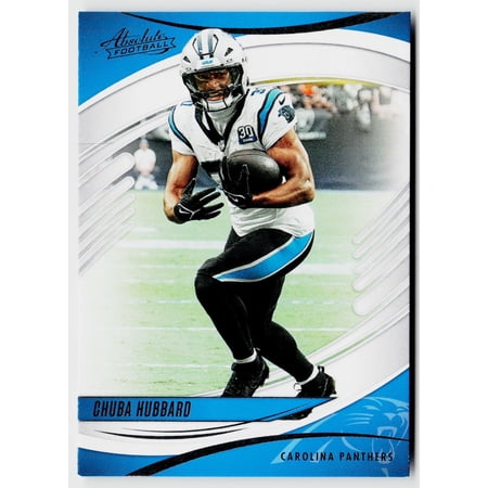 2025 Panini Absolute Chuba Hubbard Carolina Panthers #15 Retail Football Card