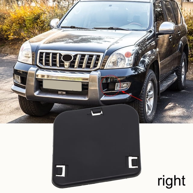 MYG Car Front Fog Lights Side Baffle Cover For Toyota For Prado LC120 2003-2009